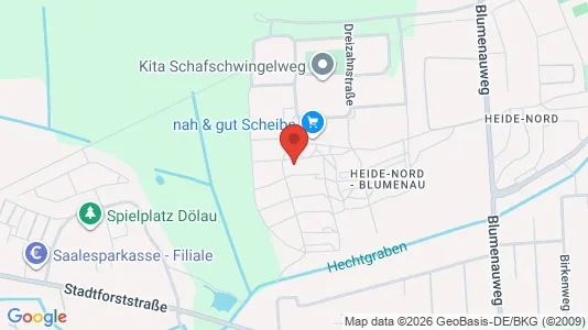 Apartments for rent i Halle (Saale) - kort over placeringen
