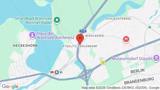 Rooms for rent i Berlin Steglitz-Zehlendorf - kort over placeringen