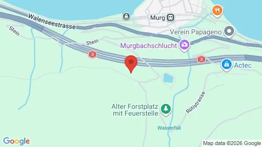 Apartments for rent i Sarganserland - kort over placeringen