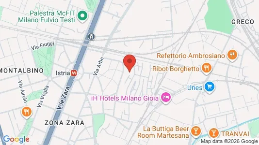Apartments for rent i Milano Zona 2 - Stazione Centrale, Gorla, Turro, Greco, Crescenzago - kort over placeringen