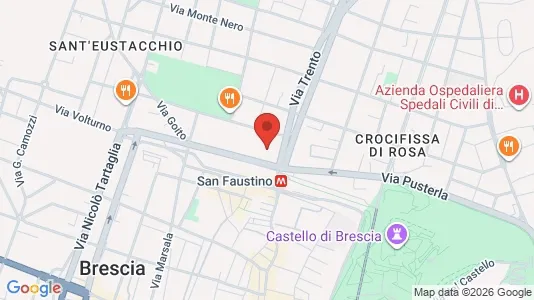 Apartments for rent i Brescia - kort over placeringen