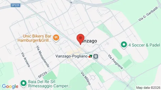 Apartments for rent i Vanzago - kort over placeringen