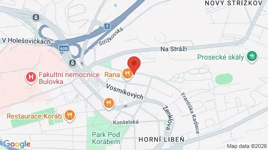 Apartments for rent i Praha 8 - kort over placeringen