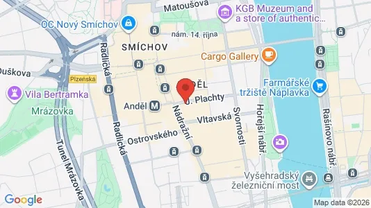 Apartments for rent i Prague 1 - kort over placeringen