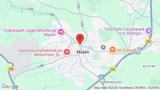 Apartments for rent i Mayen-Koblenz - kort over placeringen