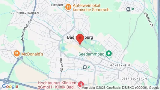 Apartments for rent i Hochtaunuskreis - kort over placeringen