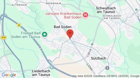 Apartments for rent i Main-Taunus-Kreis - kort over placeringen