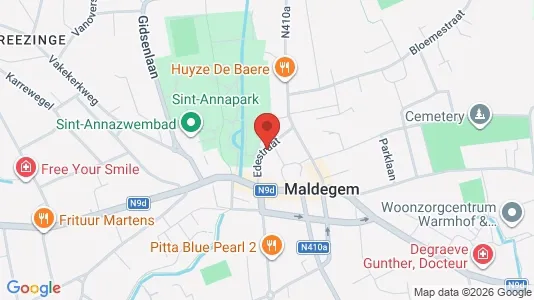 Apartments for rent i Maldegem - kort over placeringen