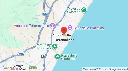 Apartments for rent i Torremolinos - kort over placeringen