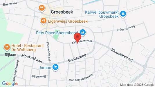 Apartments for rent i Berg en Dal - kort over placeringen