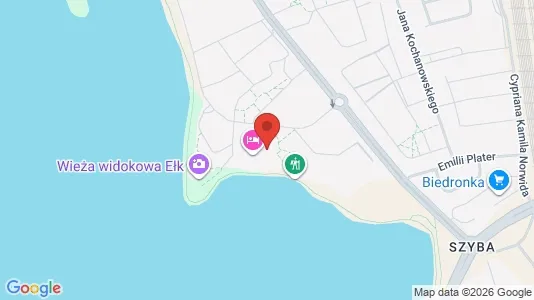 Apartments for rent i Ełcki - kort over placeringen