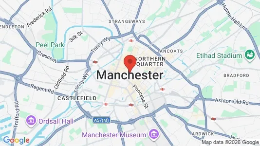 Apartments for rent i Manchester - Lancashire - kort over placeringen
