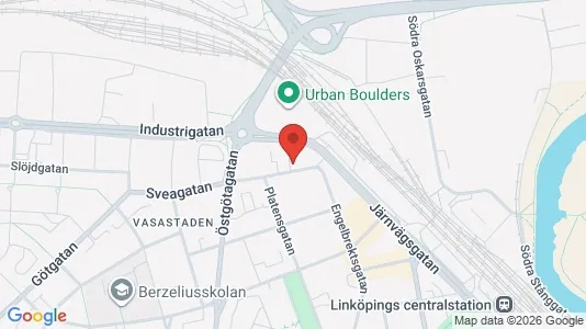 Apartments for rent i Linköping - kort over placeringen