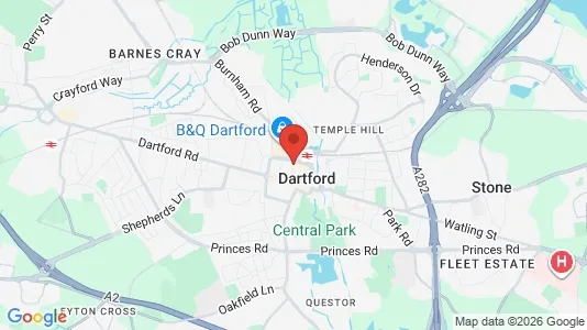 Houses for rent i Dartford - Kent - kort over placeringen