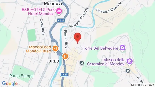 Apartments for rent i Mondovì - kort over placeringen
