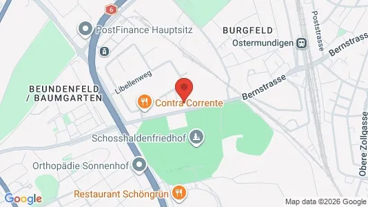 Apartments for rent i Bern-Mittelland - kort over placeringen