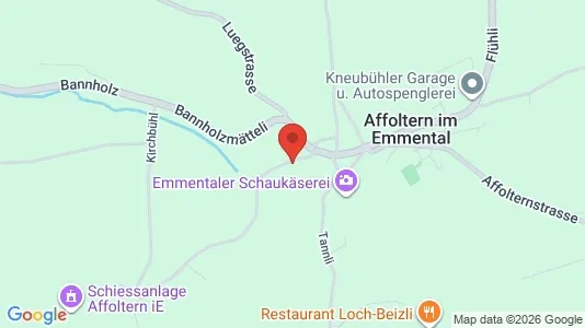 Apartments for rent i Emmental - kort over placeringen