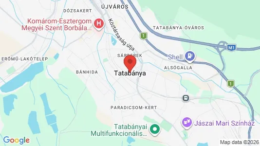 Apartments for rent i Tatabányai - kort over placeringen