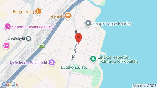 Apartments for rent i Jyväskylä - kort over placeringen