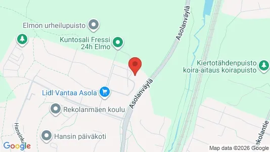 Apartments for rent i Vantaa - kort over placeringen