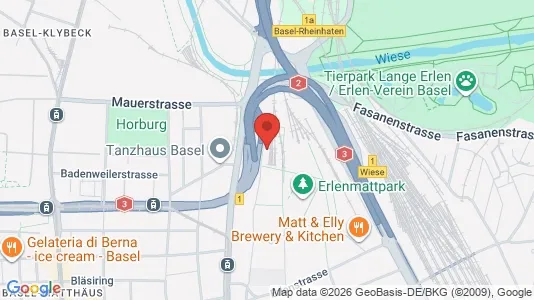 Apartments for rent i Basel-Stadt - kort over placeringen