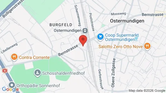 Apartments for rent i Bern-Mittelland - kort over placeringen