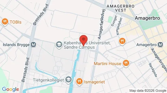 Apartments for rent i Copenhagen S - kort over placeringen