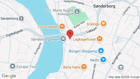 Apartments for rent i Sønderborg - kort over placeringen