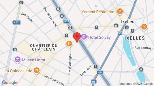 Apartments for rent i Brussels Elsene - kort over placeringen