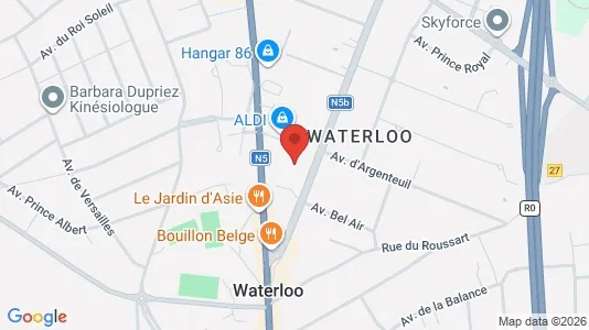 Apartments for rent i Waterloo - kort over placeringen