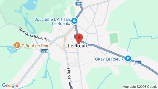Apartments for rent i Le Roeulx - kort over placeringen