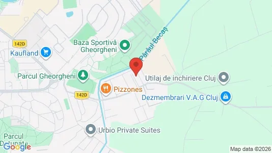 Apartments for rent i Cluj-Napoca - kort over placeringen