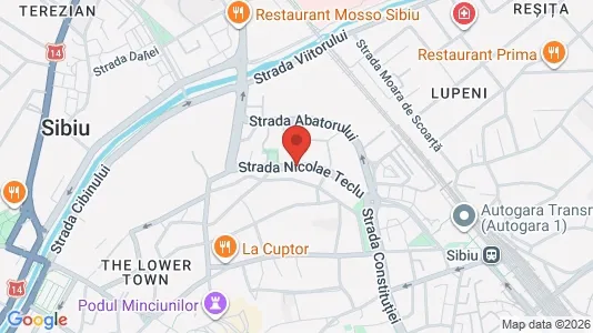 Apartments for rent i Sibiu - kort over placeringen