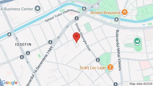 Apartments for rent i Timişoara - kort over placeringen