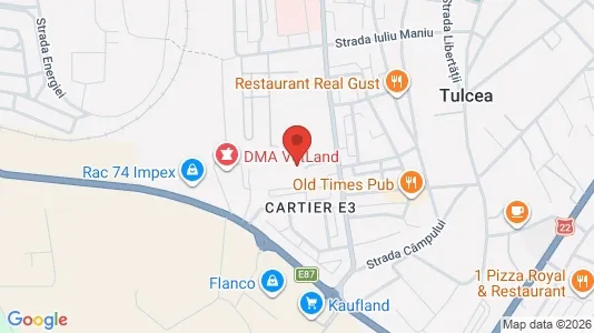 Apartments for rent i Tulcea - kort over placeringen