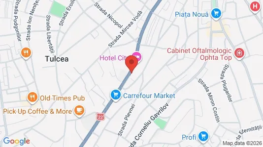 Apartments for rent i Tulcea - kort over placeringen