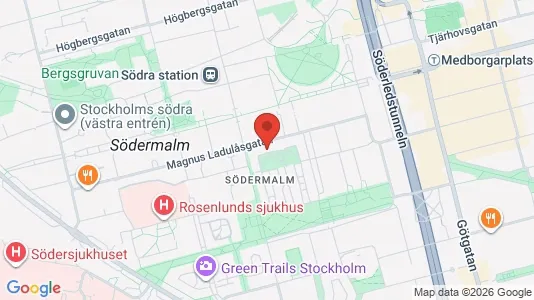 Rooms for rent i Södermalm - kort over placeringen