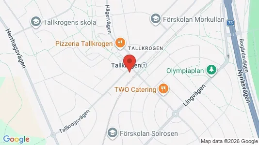 Rooms for rent i Stockholm South - kort over placeringen