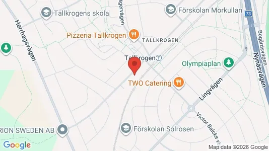 Rooms for rent i Stockholm South - kort over placeringen