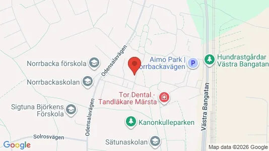 Apartments for rent i Sigtuna - kort over placeringen