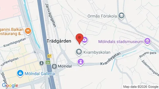 Apartments for rent i Mölndal - kort over placeringen