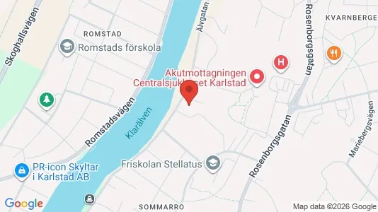 Apartments for rent i Karlstad - kort over placeringen