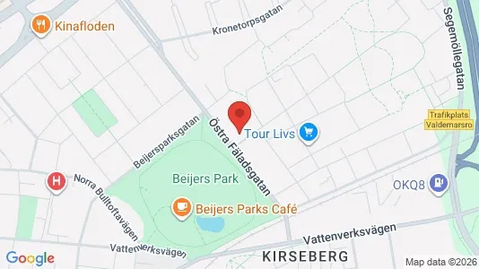 Apartments for rent i Kirseberg - kort over placeringen
