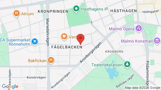 Apartments for rent i Malmö City - kort over placeringen