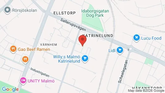Apartments for rent i Malmö City - kort over placeringen
