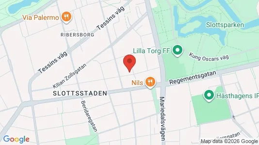 Apartments for rent i Malmö City - kort over placeringen