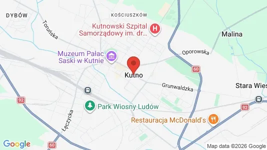 Apartments for rent i Kutnowski - kort over placeringen