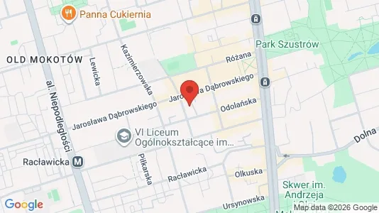 Apartments for rent i Warszawa Wawer - kort over placeringen