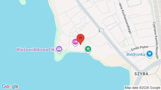 Apartments for rent i Ełcki - kort over placeringen