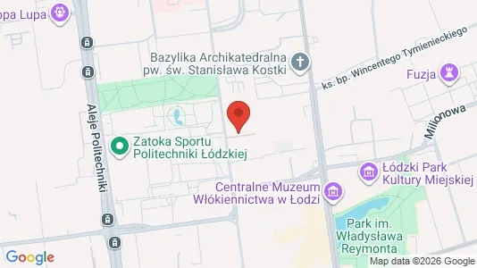 Apartments for rent i Łódź - kort over placeringen